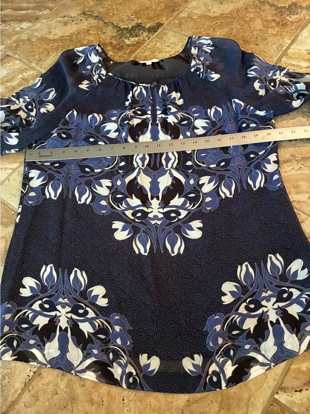 Tory Burch Lisa Silk Top